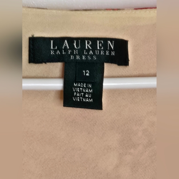 138. Lauren Ralph Lauren Cowl-Neck Floral Dress – Size 12 - Picture 4 of 12